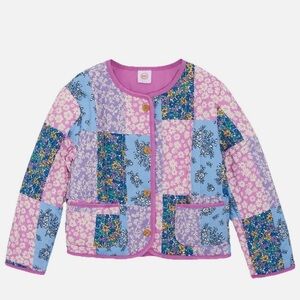 Floral Patchwork Quilted Toddler Jacket 2T